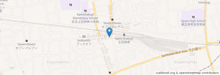 Mapa de ubicacion de 三菱東京UFJ銀行 en Jepun, 東京都, 練馬区.