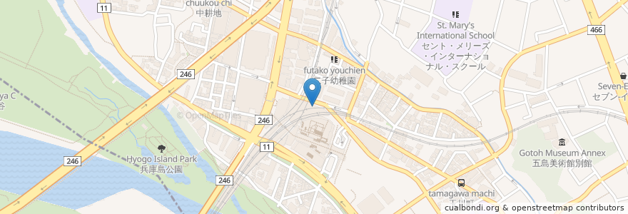 Mapa de ubicacion de rise第一 en ژاپن, 東京都, 世田谷区.