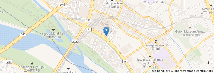 Mapa de ubicacion de rise第二 en 日本, 东京都/東京都, 世田谷区.