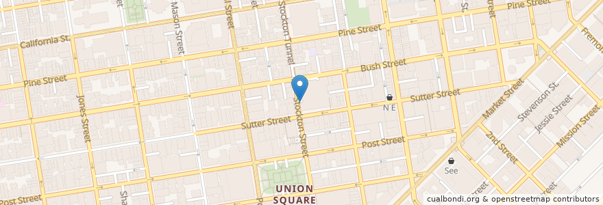 Mapa de ubicacion de EXIT Parking (2nd Floor) en Соединённые Штаты Америки, Калифорния, Сан-Франциско, San Francisco.