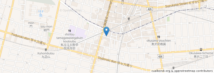 Mapa de ubicacion de Trainchiお客様専用 en 일본, 도쿄도, 世田谷区.