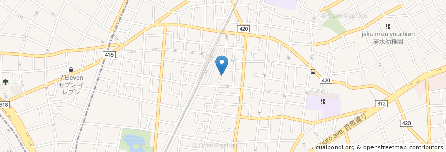 Mapa de ubicacion de 学芸大学駅東口 en Jepun, 東京都, 目黒区.