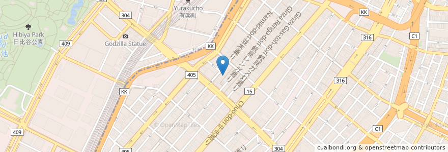 Mapa de ubicacion de 寳童稲荷 en 일본, 도쿄도.