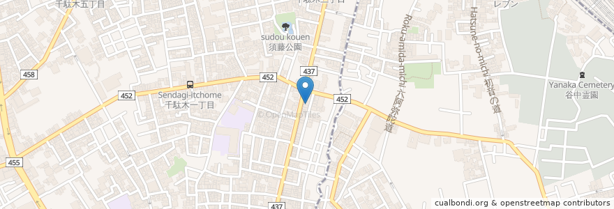 Mapa de ubicacion de 杏花楼 en اليابان, 東京都, 文京区.
