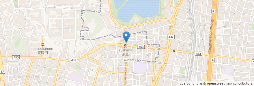 Mapa de ubicacion de CoCo壱番屋 en Japan, Tokio, 台東区.