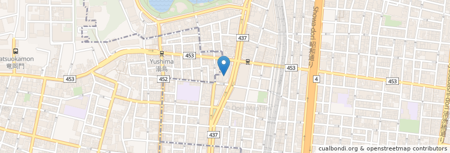 Mapa de ubicacion de 人形町今半 en Japão, Tóquio, 台東区.