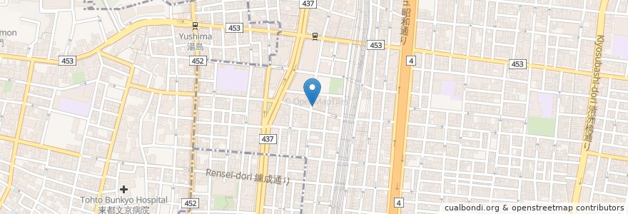 Mapa de ubicacion de 八十郎 en Jepun, 東京都, 台東区.
