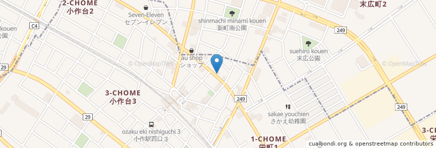 Mapa de ubicacion de ケージズ キッチン (KC's KITCHEN) en 日本, 東京都, 青梅市, 羽村市.