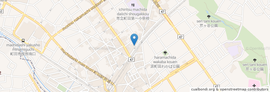 Mapa de ubicacion de Trattoria Marie en Japão, Tóquio, 町田市.