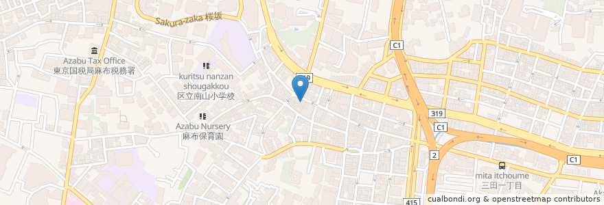 Mapa de ubicacion de Fujicrypto Co.,Ltd. (Bitcoin ATM) en Japão, Tóquio, 港区.