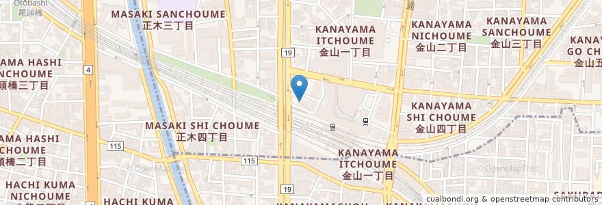 Mapa de ubicacion de 松井歯科医院 en 日本, 愛知県, 名古屋市.