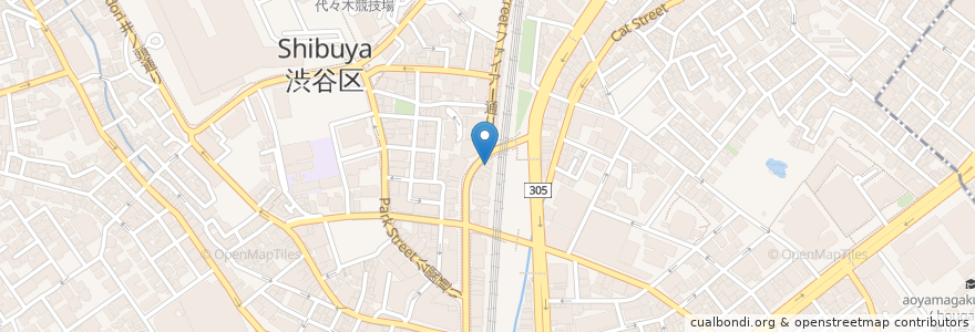 Mapa de ubicacion de Stormy en Japan, 東京都, 渋谷区.