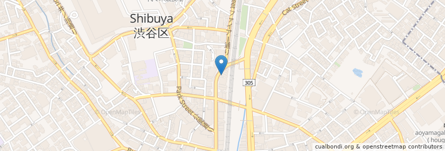 Mapa de ubicacion de Nangokutei en Japan, Tokyo, Shibuya.