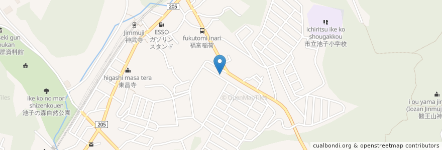 Mapa de ubicacion de 自販機2台 en 日本, 神奈川県, 逗子市.
