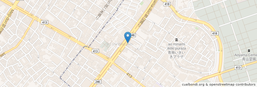 Mapa de ubicacion de みよた en 日本, 東京都, 渋谷区.
