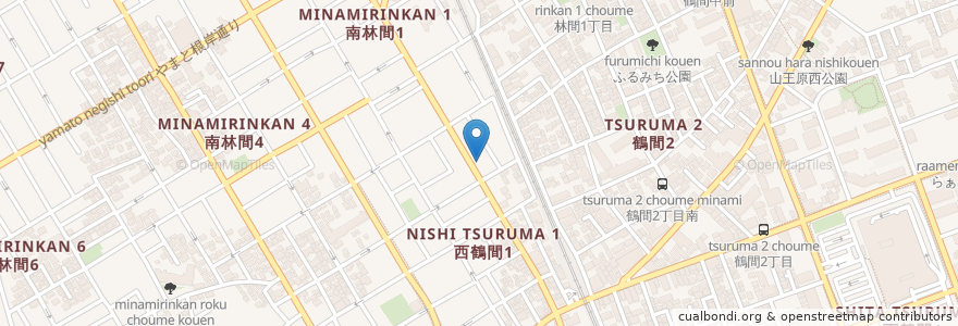 Mapa de ubicacion de 拳成館 en Japan, Präfektur Kanagawa, 大和市.