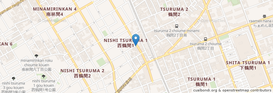 Mapa de ubicacion de Brucha en 日本, 神奈川縣, 大和市.