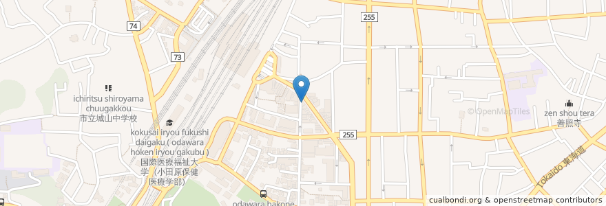 Mapa de ubicacion de すき家 en Giappone, Prefettura Di Kanagawa, 小田原市.