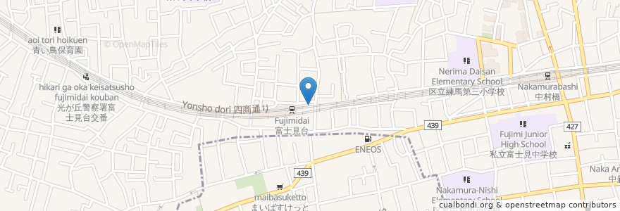 Mapa de ubicacion de スマイルパーク en Japonya, 東京都, 練馬区.