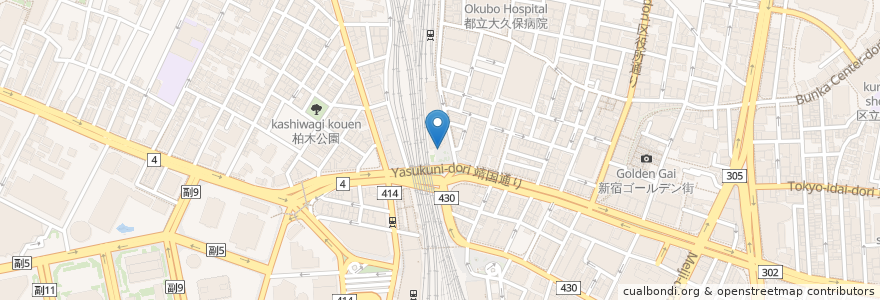 Mapa de ubicacion de ぼてじゅう 新宿サブナード店 (Botejyu Shinjuku Subnadeten) en Japan, Tokio, 新宿区.