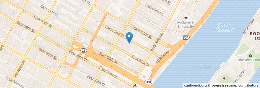 Mapa de ubicacion de Manhatten Mini Storage en 미국, 뉴욕, New York, New York County, Manhattan, Manhattan Community Board 8.