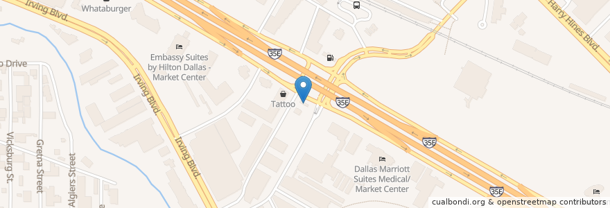 Mapa de ubicacion de 7-Eleven en États-Unis D'Amérique, Texas, Dallas, Dallas County.