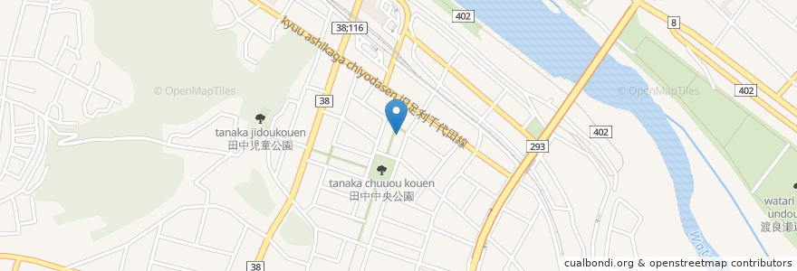 Mapa de ubicacion de 足利市消防団 第五分団 en Jepun, 栃木県, 足利市.