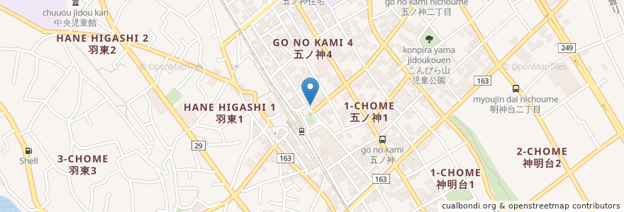 Mapa de ubicacion de オリジン弁当 en 일본, 도쿄도, 羽村市.