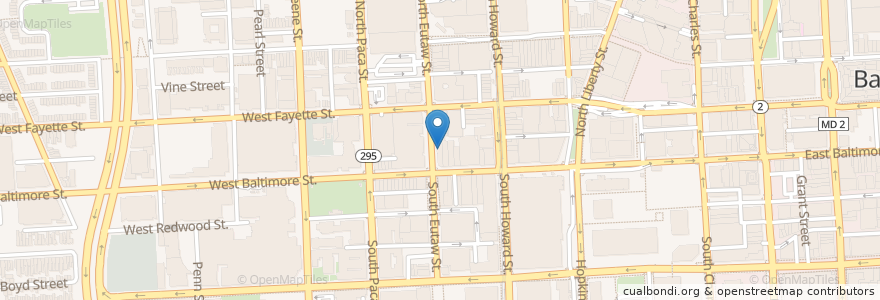 Mapa de ubicacion de Heidi's Brooklyn Deli en 美利坚合众国/美利堅合眾國, 马里兰州, Baltimore.