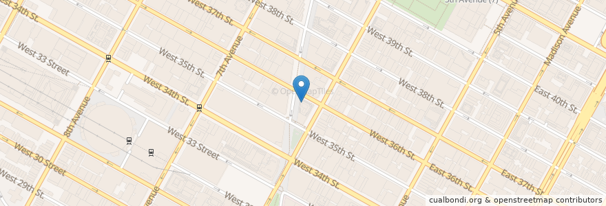 Mapa de ubicacion de HSBC en ایالات متحده آمریکا, New York, نیویورک, New York County, Manhattan, Manhattan Community Board 5.