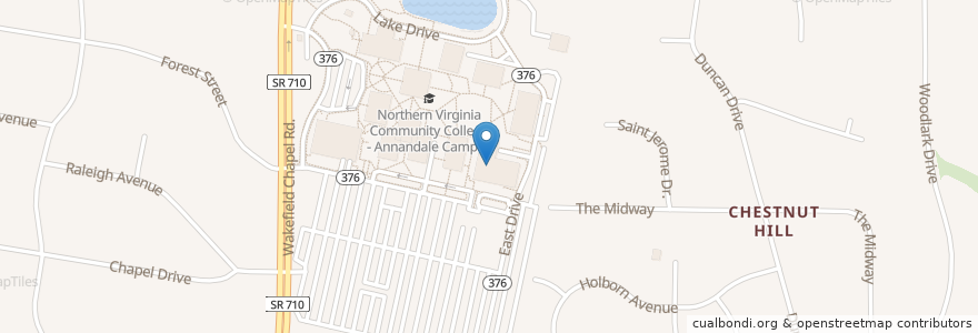 Mapa de ubicacion de Barnes & Noble Cafe en Estados Unidos Da América, Virgínia, Fairfax County, Annandale.