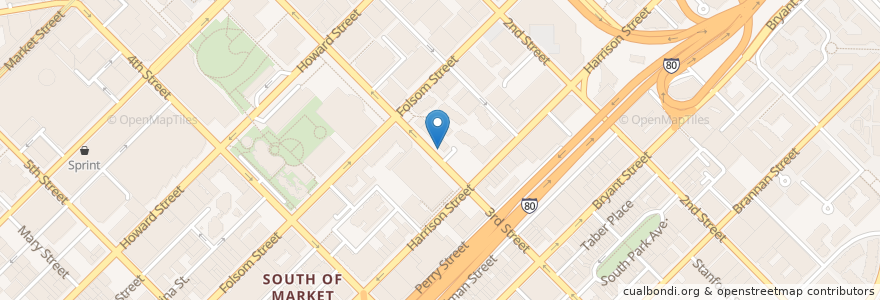 Mapa de ubicacion de Cafe du Soleil en United States, California, San Francisco City And County, San Francisco.