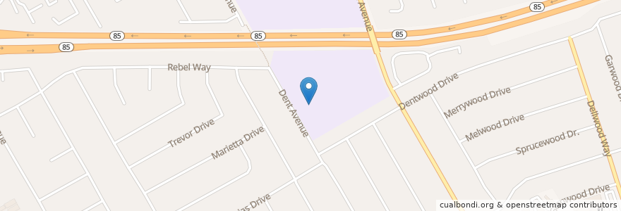 Mapa de ubicacion de AppleSeed Almaden Montessori School en Amerika Syarikat, California, Santa Clara County, San Jose.