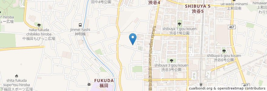 Mapa de ubicacion de エホバの証人 王国会館 en Japan, Präfektur Kanagawa, 大和市.