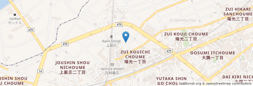 Mapa de ubicacion de タケル en ژاپن, 大阪府, 大阪市, 東淀川区.