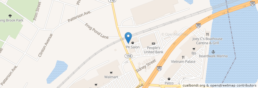 Mapa de ubicacion de 203 Urgent Care en الولايات المتّحدة الأمريكيّة, كونيتيكت, Fairfield County, Stratford.
