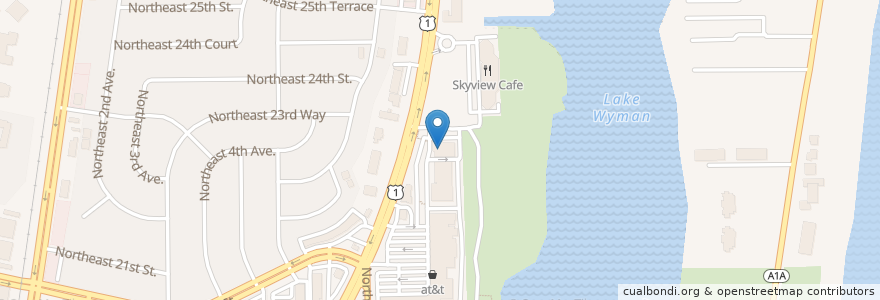 Mapa de ubicacion de CVS Pharmacy en Stati Uniti D'America, Florida, Palm Beach County, Boca Raton.