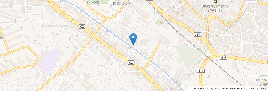 Mapa de ubicacion de SEO en Japan, 東京都, 目黒区.