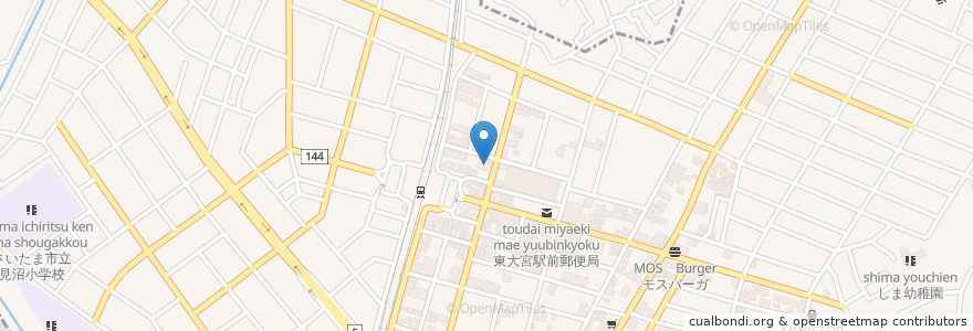 Mapa de ubicacion de マツモトキヨシ en Jepun, 埼玉県, さいたま市, 見沼区.