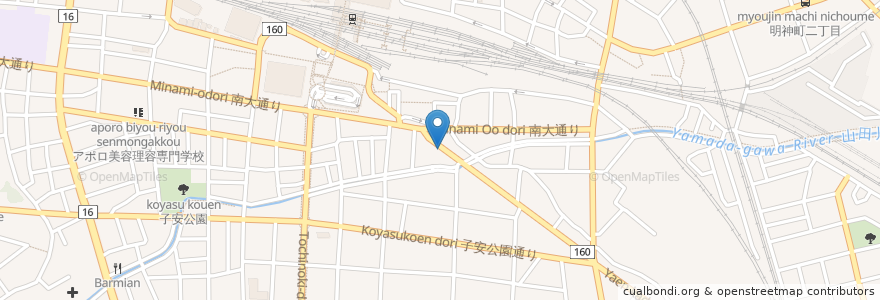 Mapa de ubicacion de サティー SATHI en Japon, Tokyo, 八王子市.