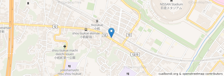 Mapa de ubicacion de よしの歯科医院 en Япония, Канагава, Йокогама, Кохоку.