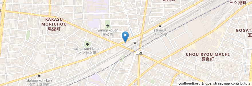 Mapa de ubicacion de Cafe Mori en ژاپن, 愛知県, 名古屋市, 中村区.