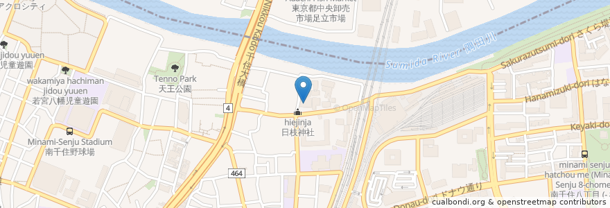 Mapa de ubicacion de 福太郎 en Jepun, 東京都.