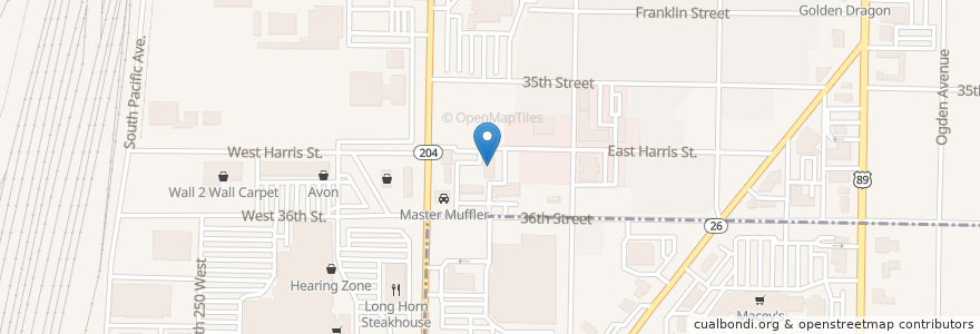 Mapa de ubicacion de Apple Spice Junction en Stati Uniti D'America, Utah, Weber County.