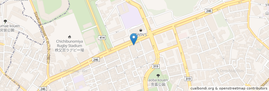 Mapa de ubicacion de 青山外苑前クリニック en اليابان, 東京都, 港区.