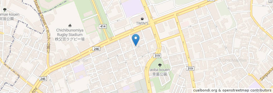 Mapa de ubicacion de 奈加山 en اليابان, 東京都, 港区.
