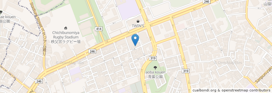 Mapa de ubicacion de En Cachette en Japan, 東京都, 港区.