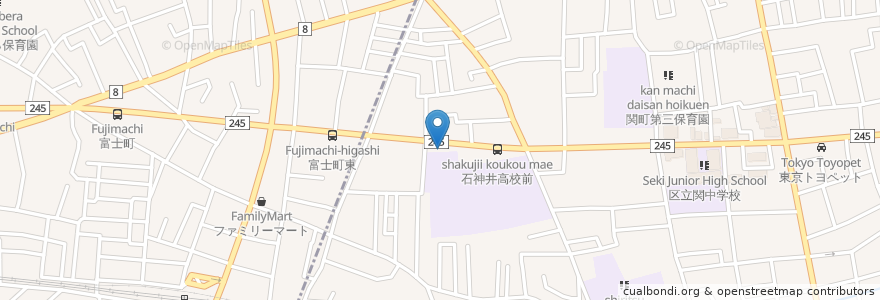 Mapa de ubicacion de たいほう en اليابان, 東京都, 練馬区.