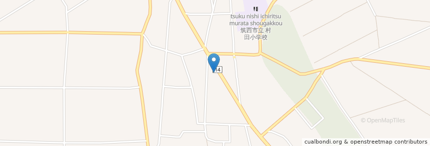 Mapa de ubicacion de 村田郵便局 en Japonya, 茨城県, 筑西市.