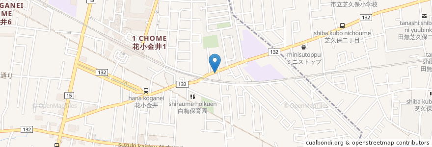 Mapa de ubicacion de ばんどまん en Japan, 東京都, 小平市.